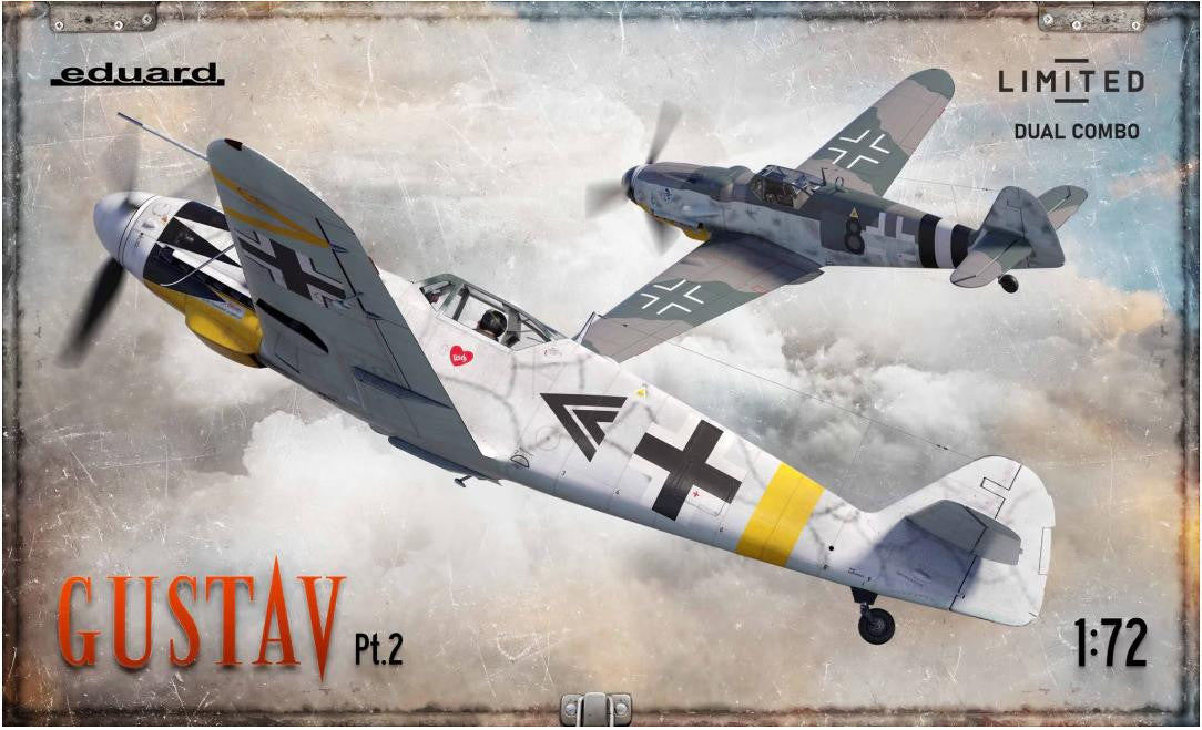 Eduard 1/72 Bf109G-6 Late & G-14 'Gustav' Dual Combo 2145